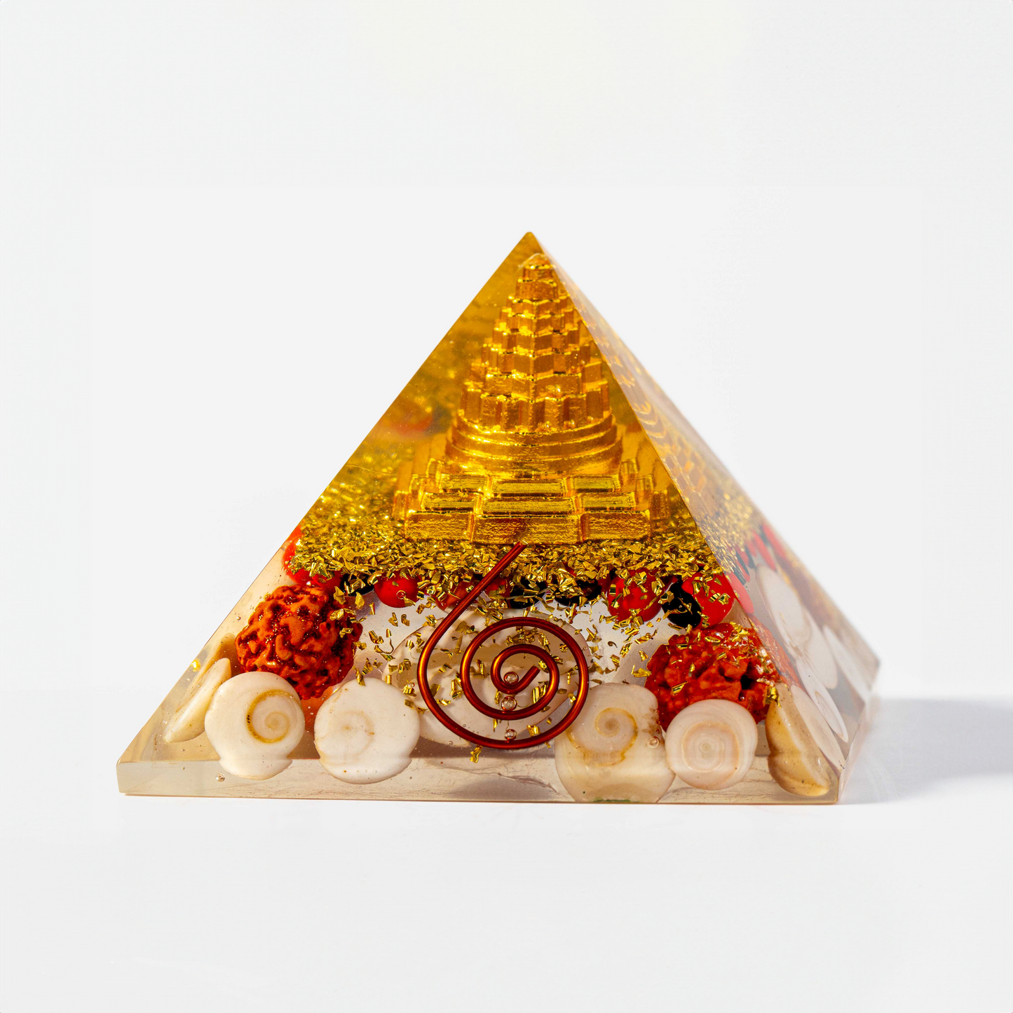 Crystal Wealth Gomati Chakra Shree Yantra Pyramid