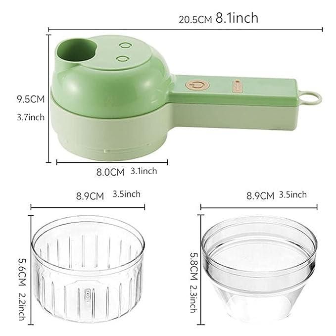 4 in 1 Portable Electric Vegetable Cutter Set🔪🔪🔪