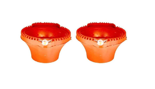 LED Light Water Sensor Diyas with Ambient Glow (Pack of 6/12/18/24)